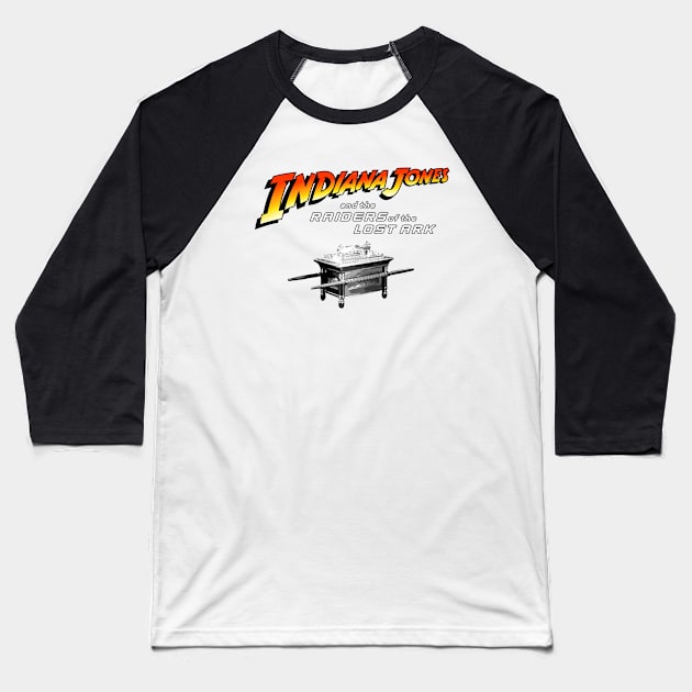 Indiana Jones - Raiders sketch Baseball T-Shirt by Buff Geeks Art